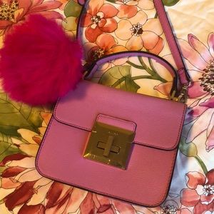 Aldo mini pink puff ball purse 💗💕